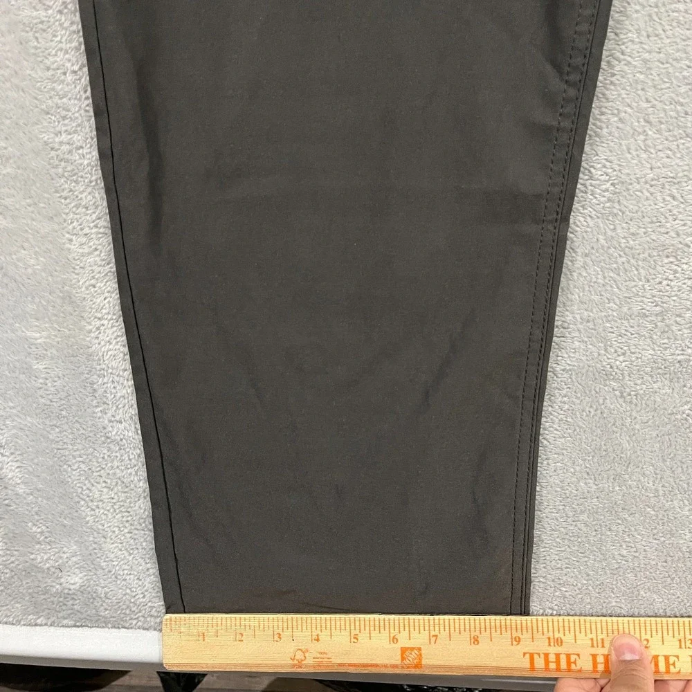 Prana Brion II Pants 42x30 Stretch Slim Fit Tapered Dark Iron Gray Hiking Trails